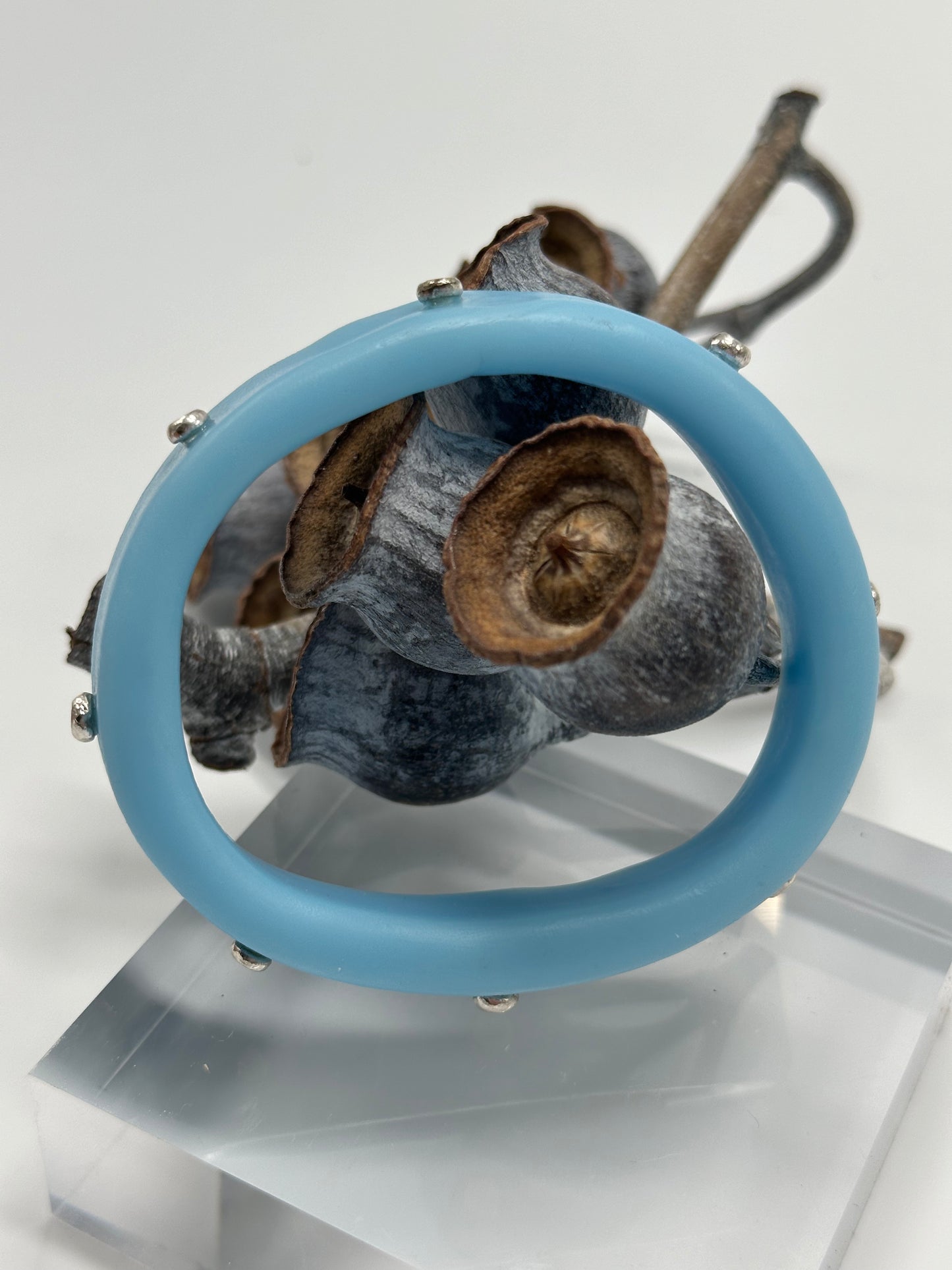 Baby Blue KWD Classic Resin Bangle - XS