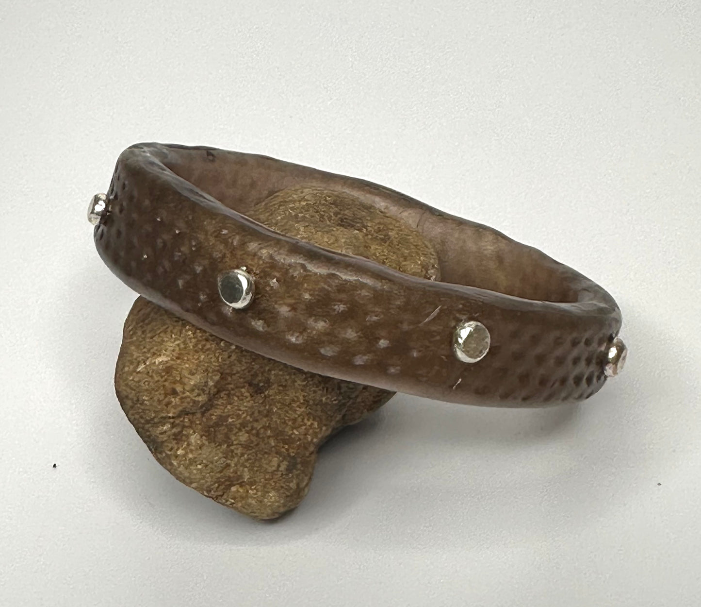 Brown/Bronze Spotty KWD Classic Resin Bangle