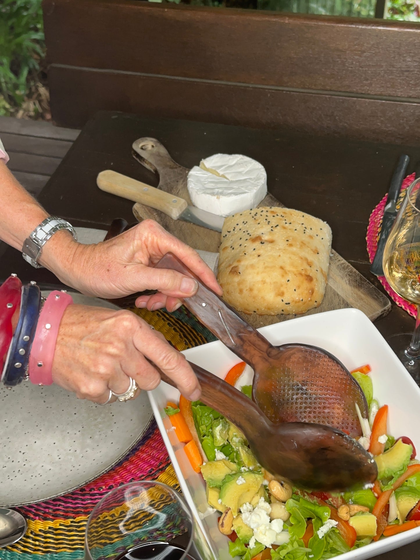 Salad Servers - Tortoise Shell