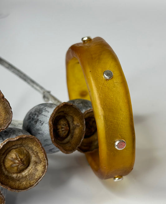 Translucent Brown KWD Classic Resin Bangle - XS