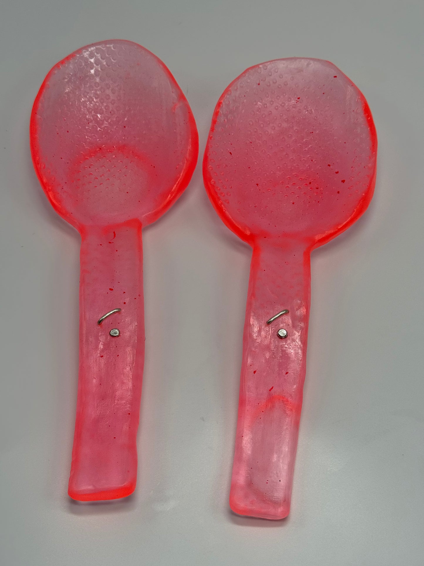Salad Servers - Neon Red