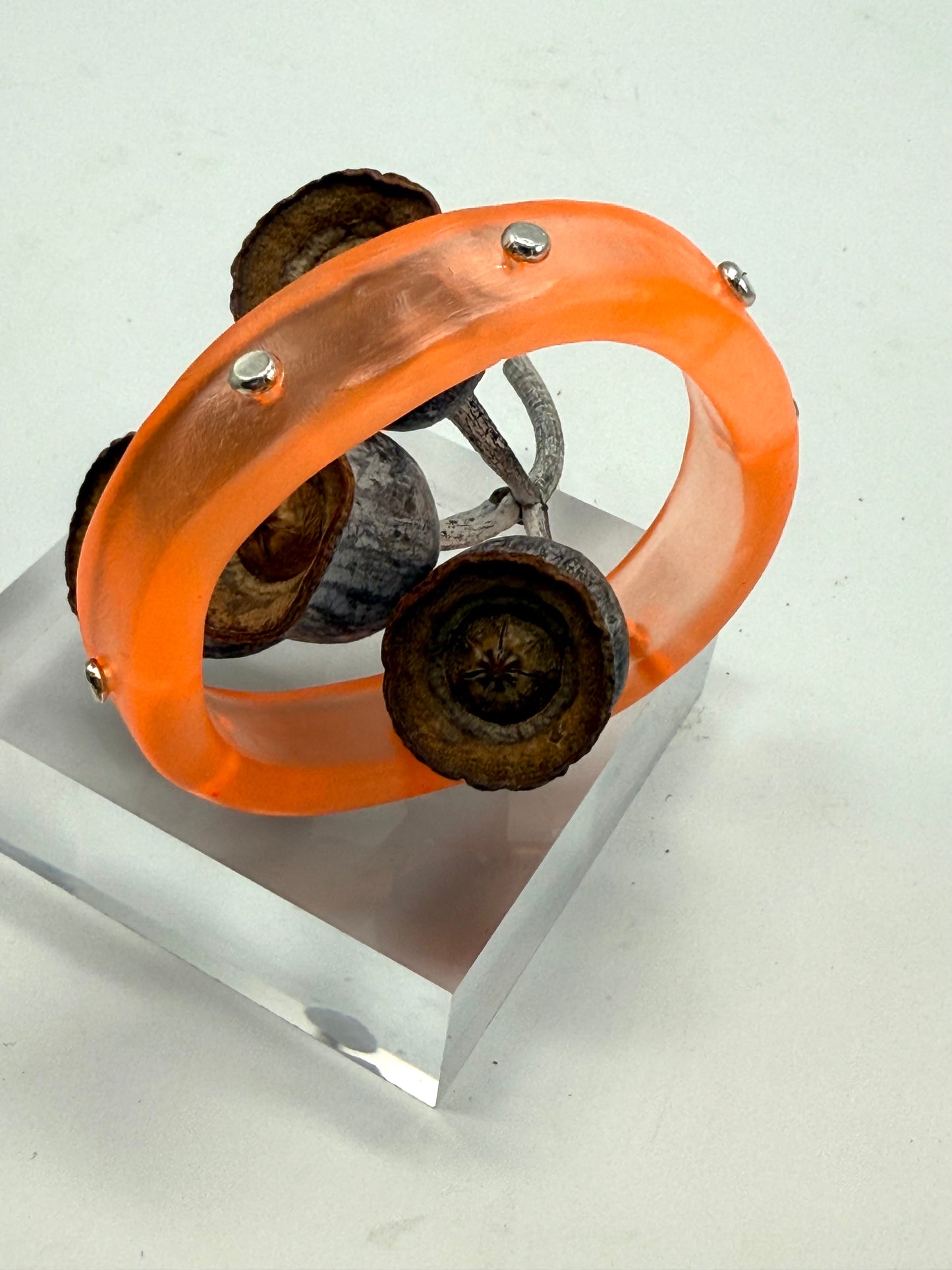 Orange KWD Classic Resin Bangle - XS
