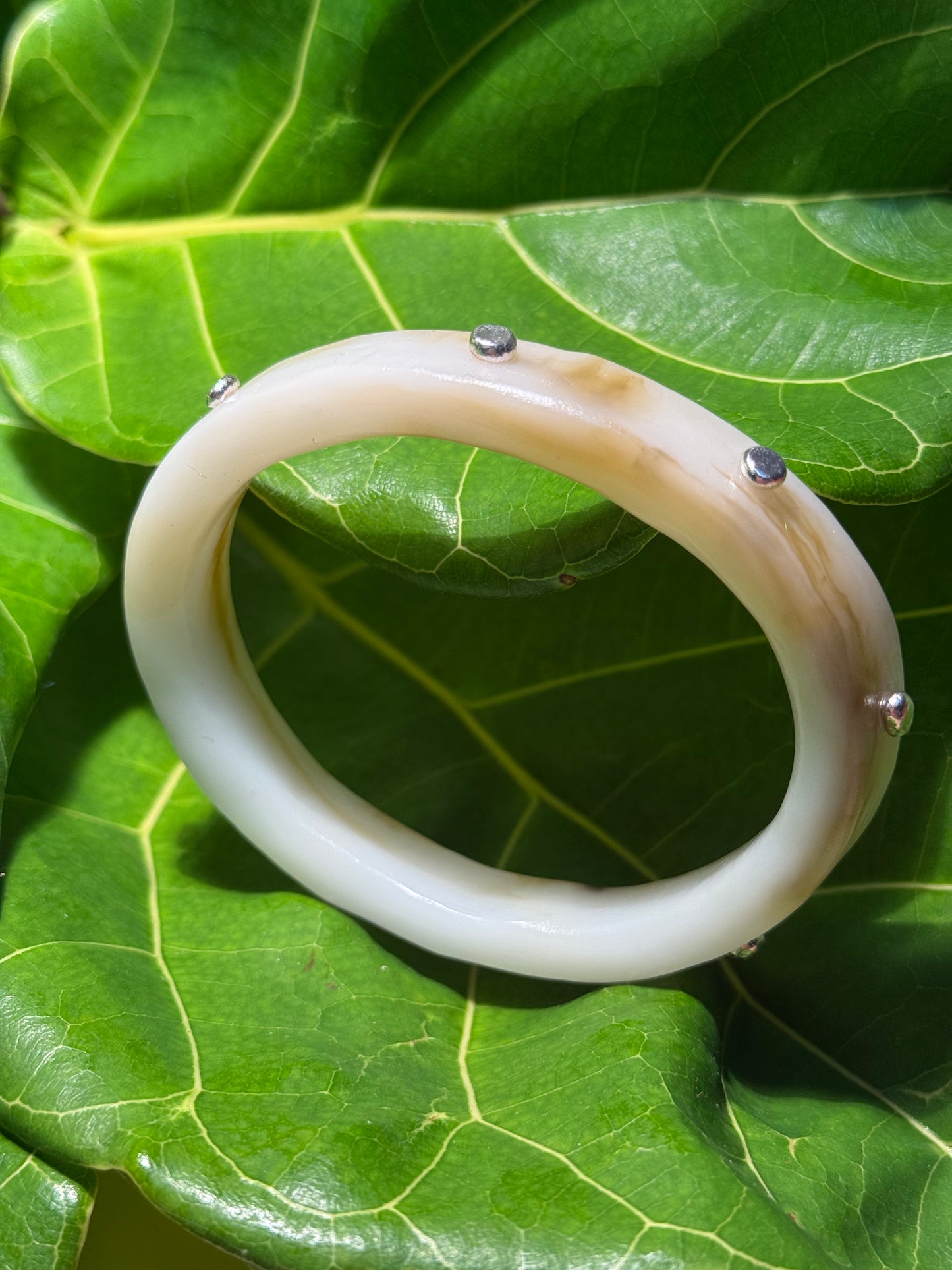 Coffee Swirl resin KWD Classic Resin Bangle - XL