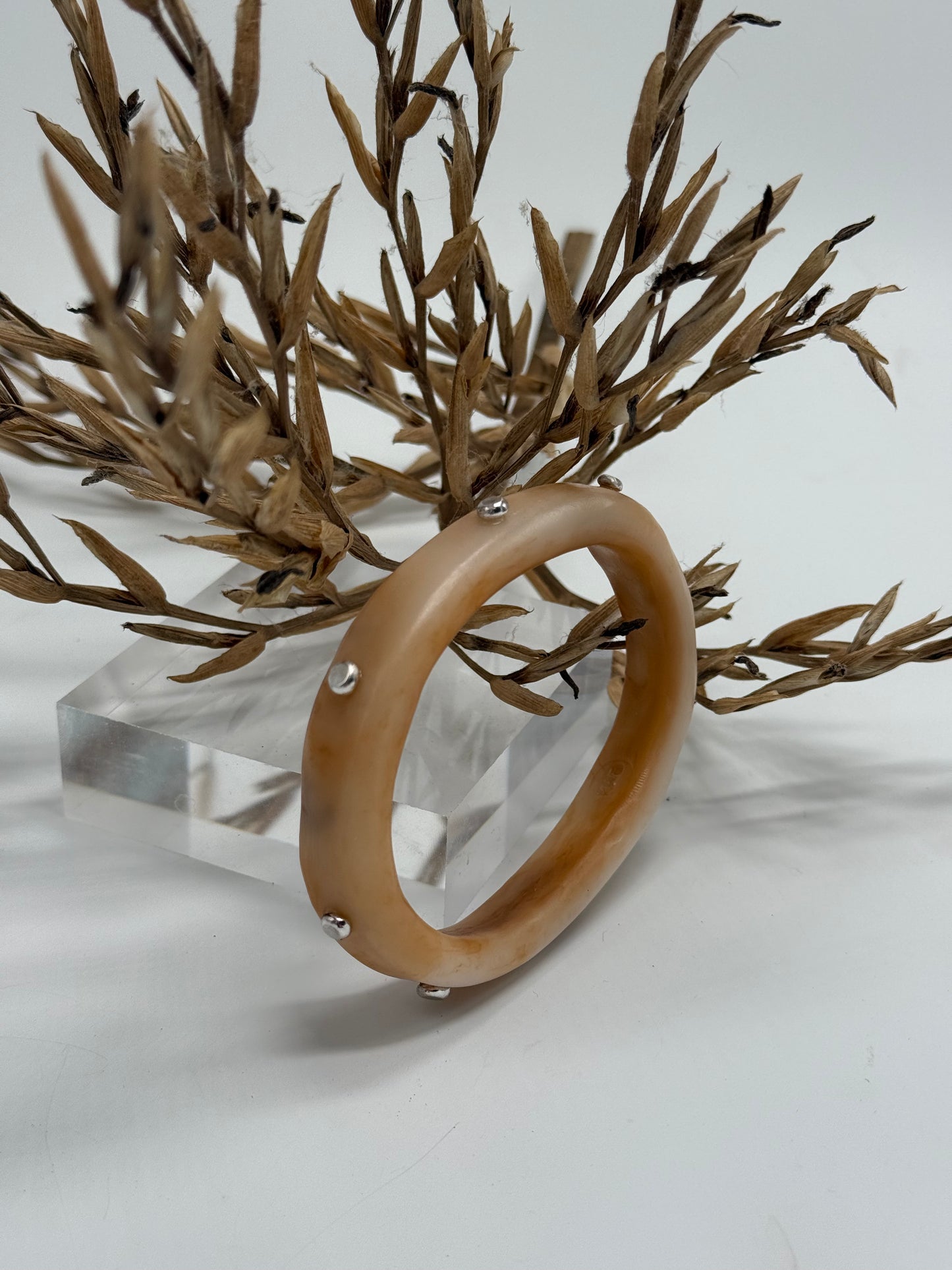 Coffee coloured KWD Classic Resin Bangle - XL