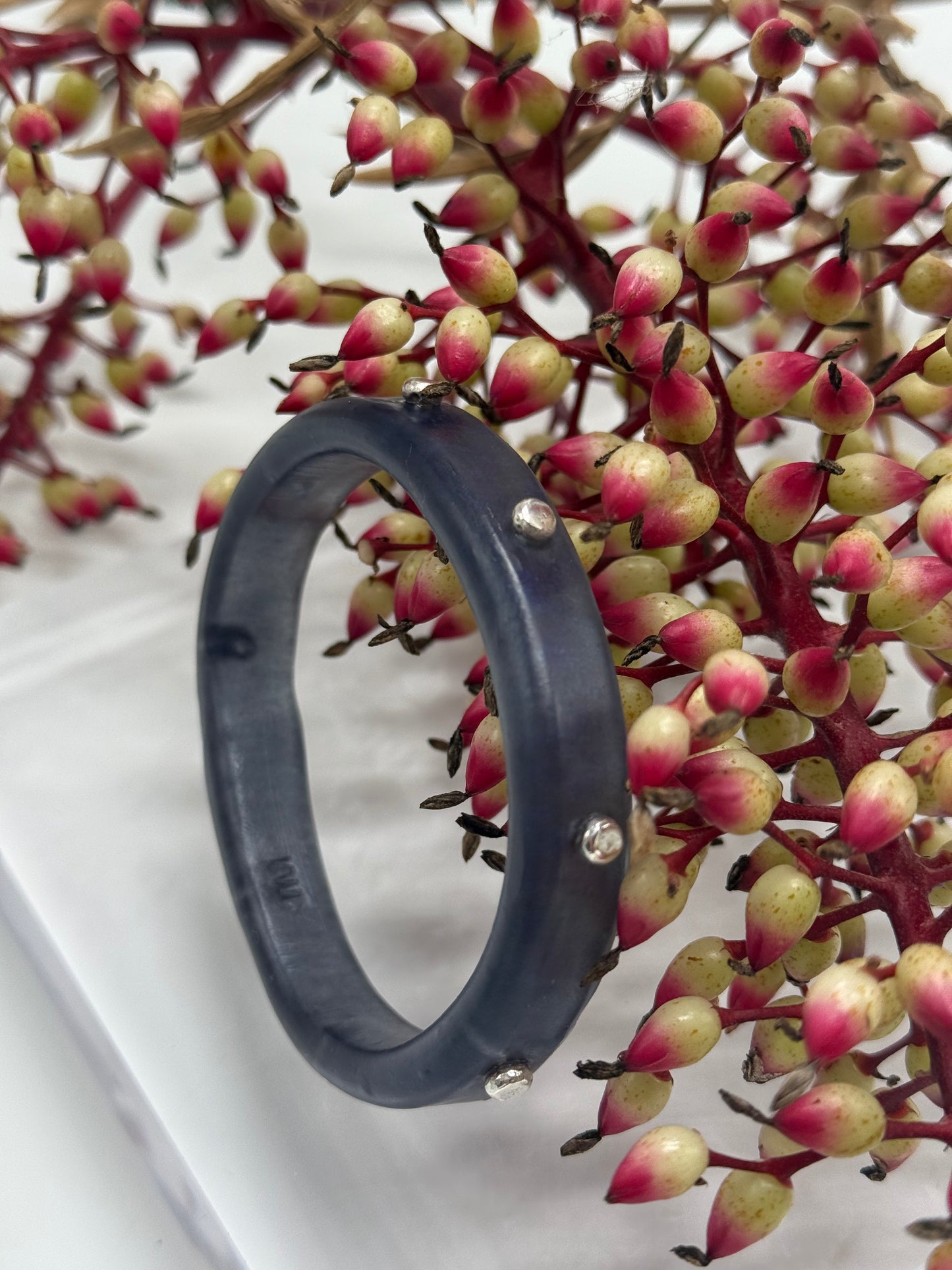 Navy blue KWD Classic & silver Bangle