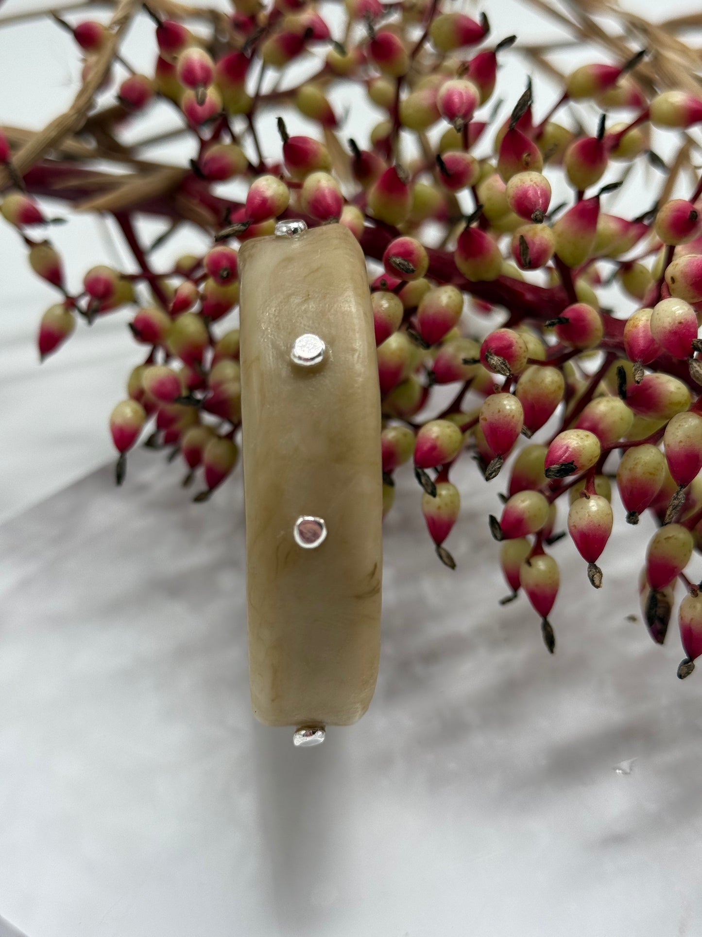 Coffee colour KWD Classic Resin Bangle - XS