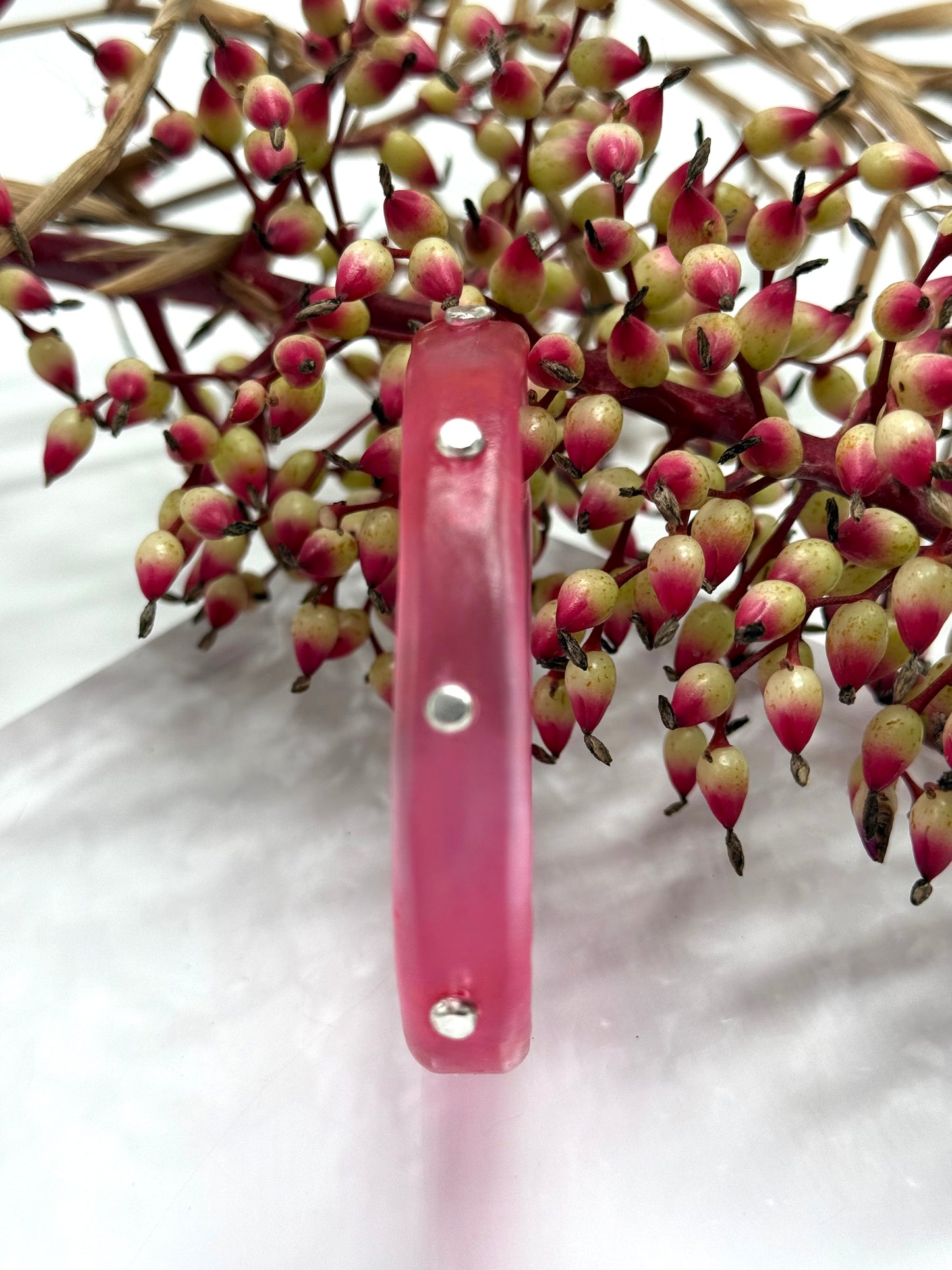 Strawberry Red  KWD Classic & silver Bangle
