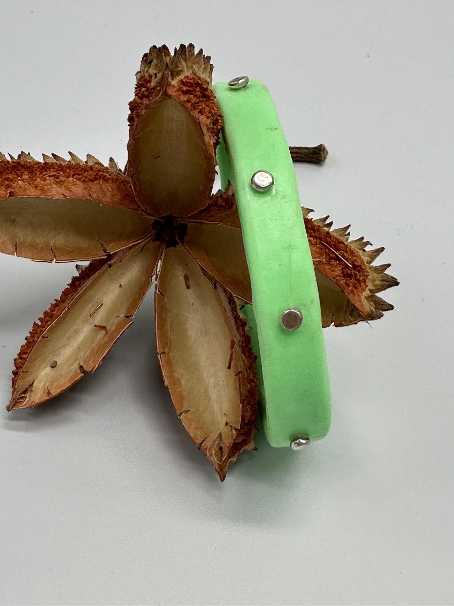 Mint Green KWD Classic Resin Bangle - XL