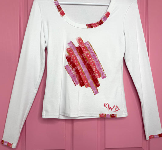 Red, Pinks long sleeved t-shirt - size 12