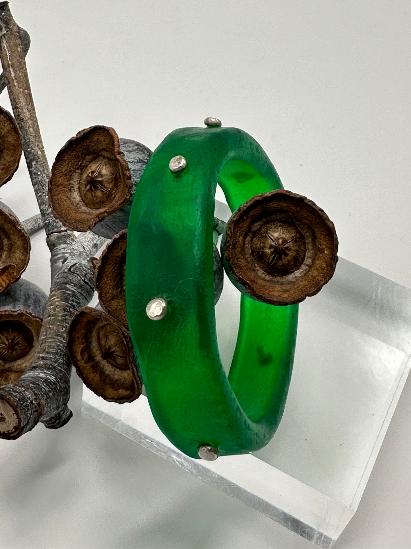 Jade GreenKWD Classic Resin Bangle - XS