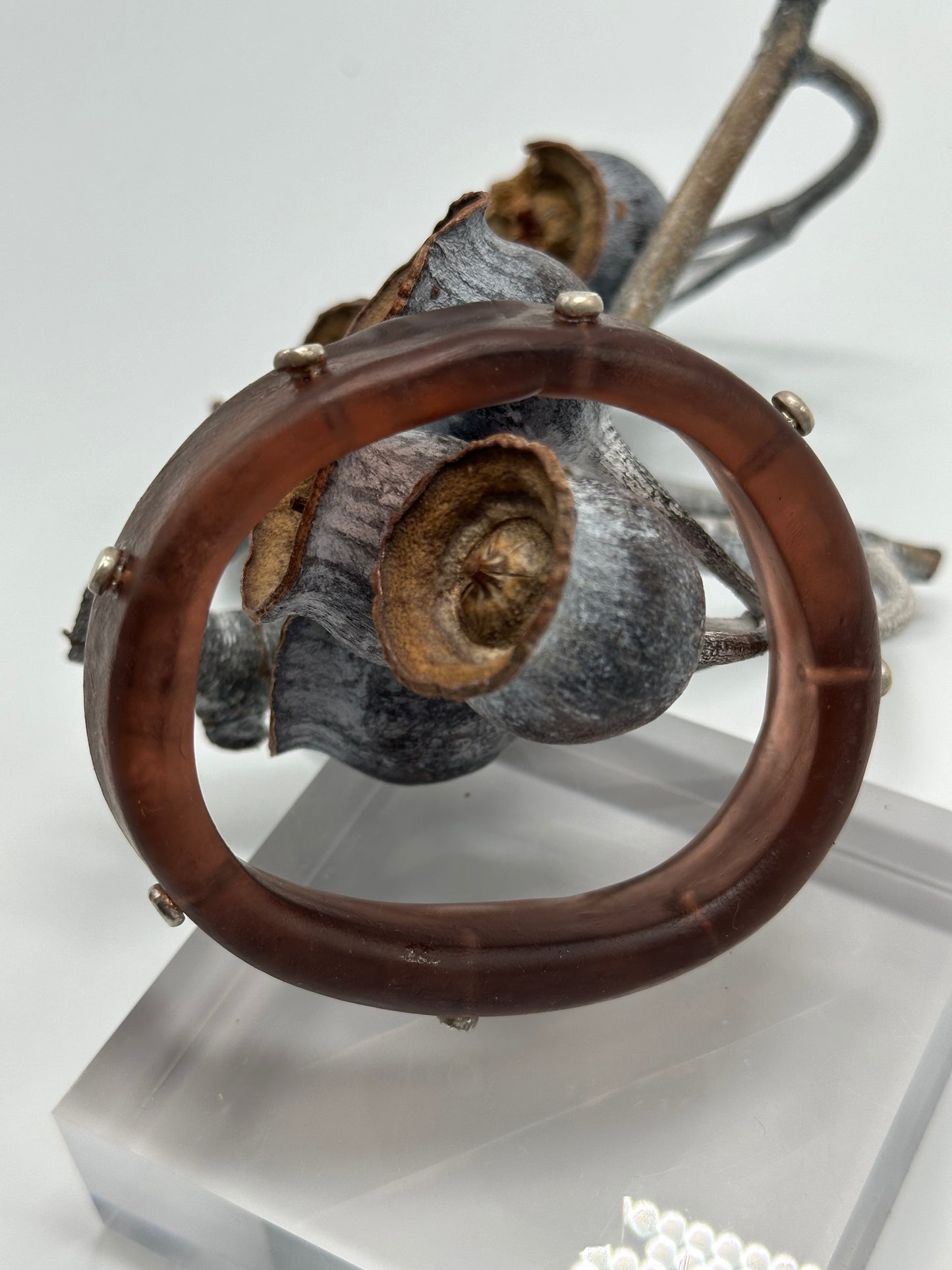 Brown KWD Classic Resin Bangle - XS