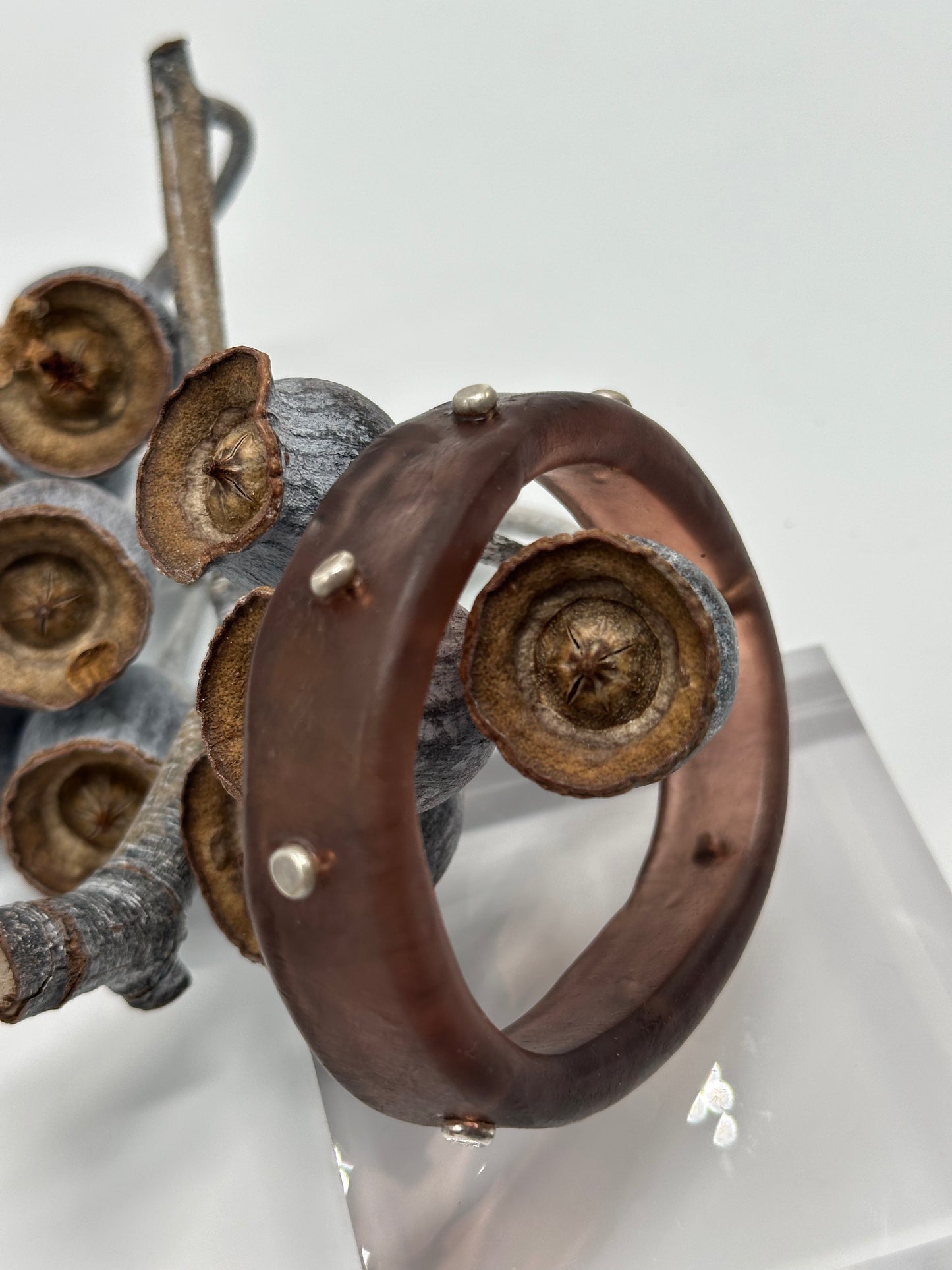 Brown KWD Classic Resin Bangle - XS