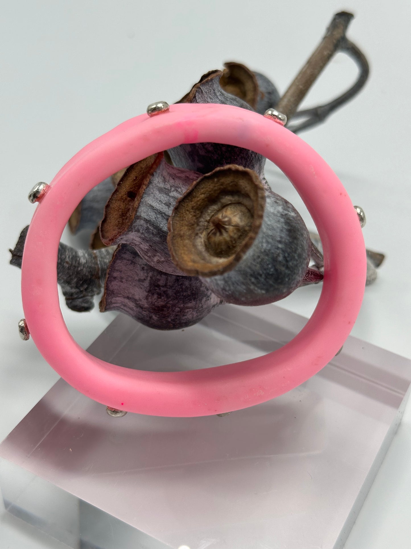 Baby Pink KWD Classic Resin Bangle - XS