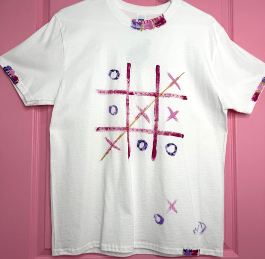 Naughts and crosses pinks multi coloured t-shirt - size M