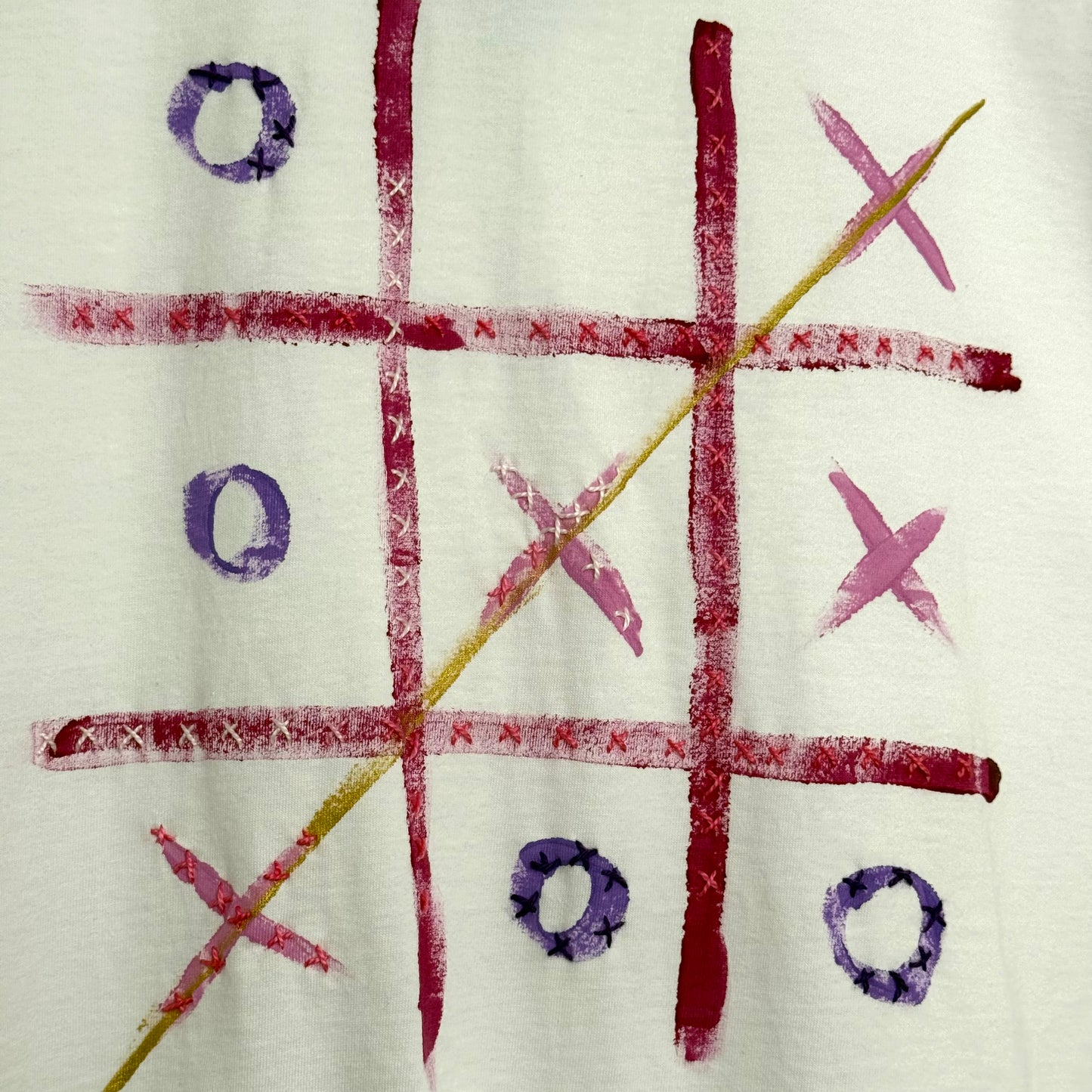 Naughts and crosses pinks multi coloured t-shirt - size M