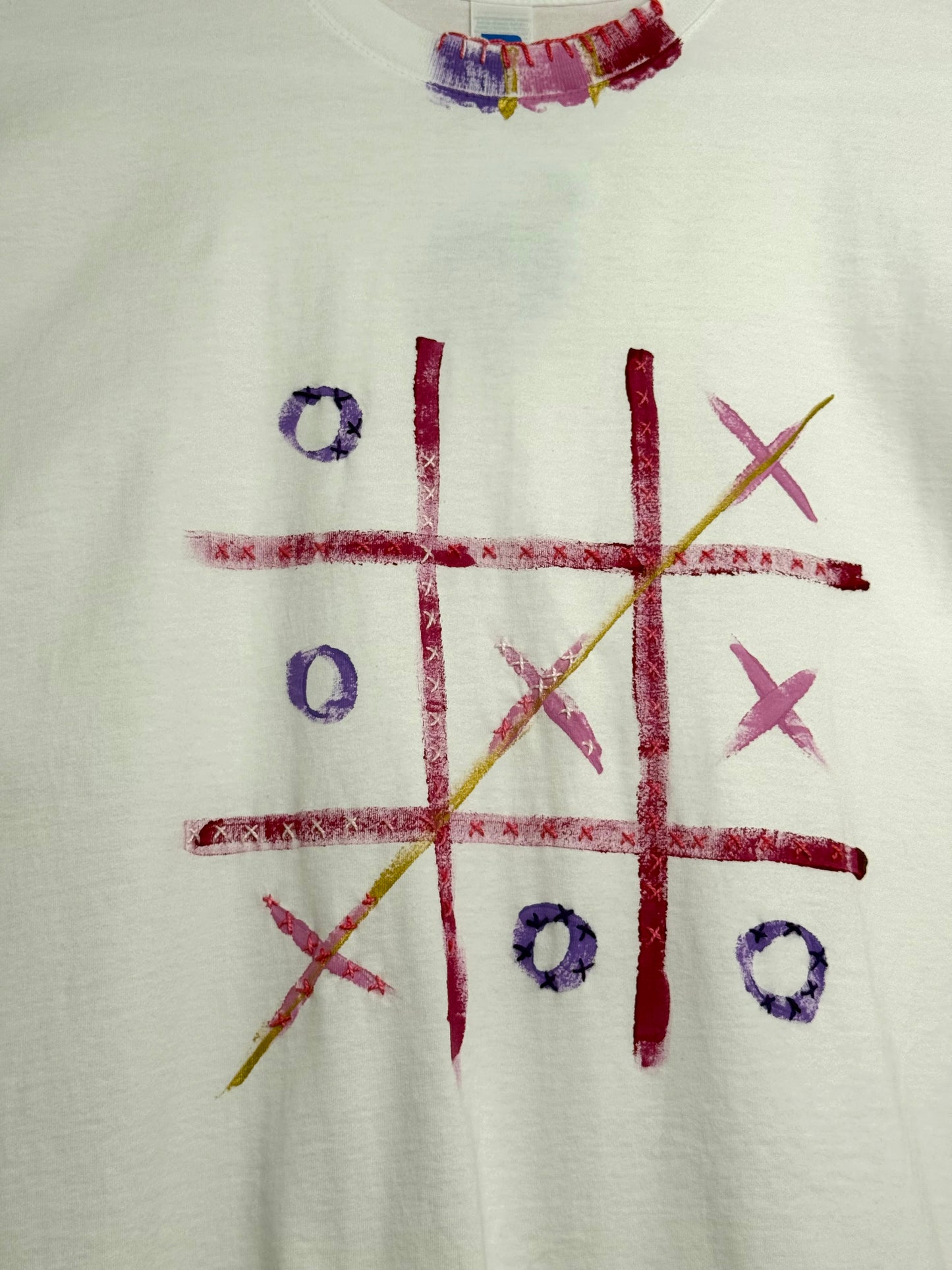 Naughts and crosses pinks multi coloured t-shirt - size M