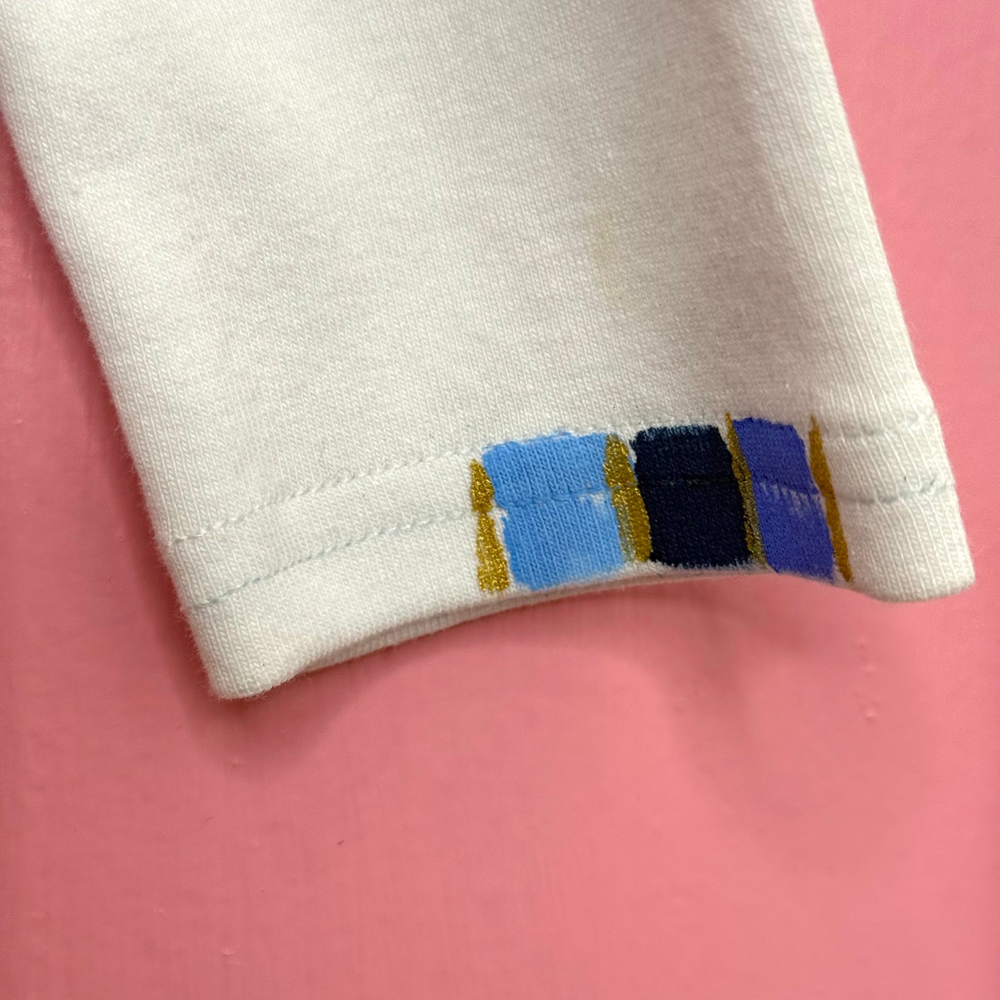 Blues striped long sleeve t-shirt - size 14