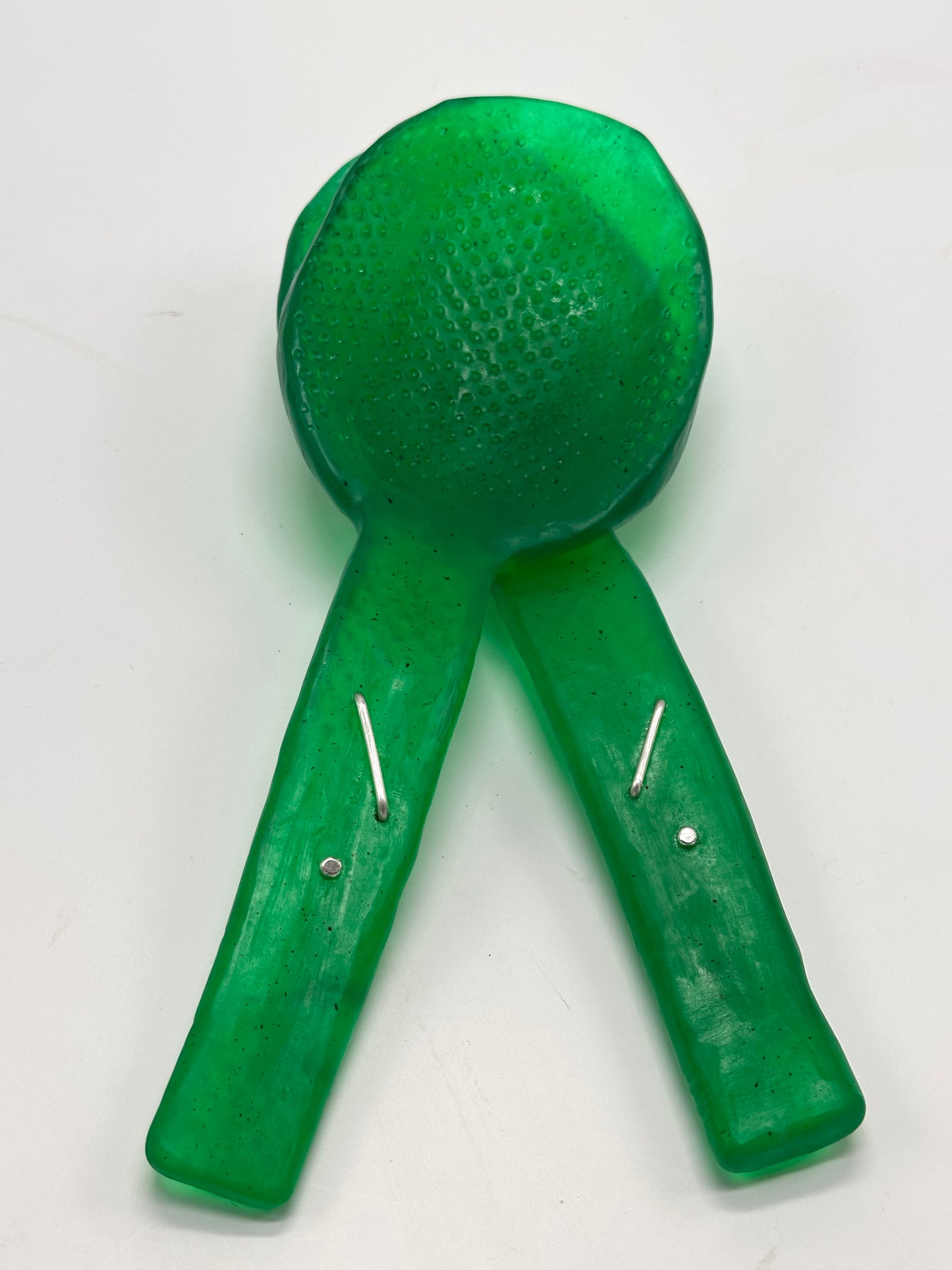 Salad Servers - Jade Green
