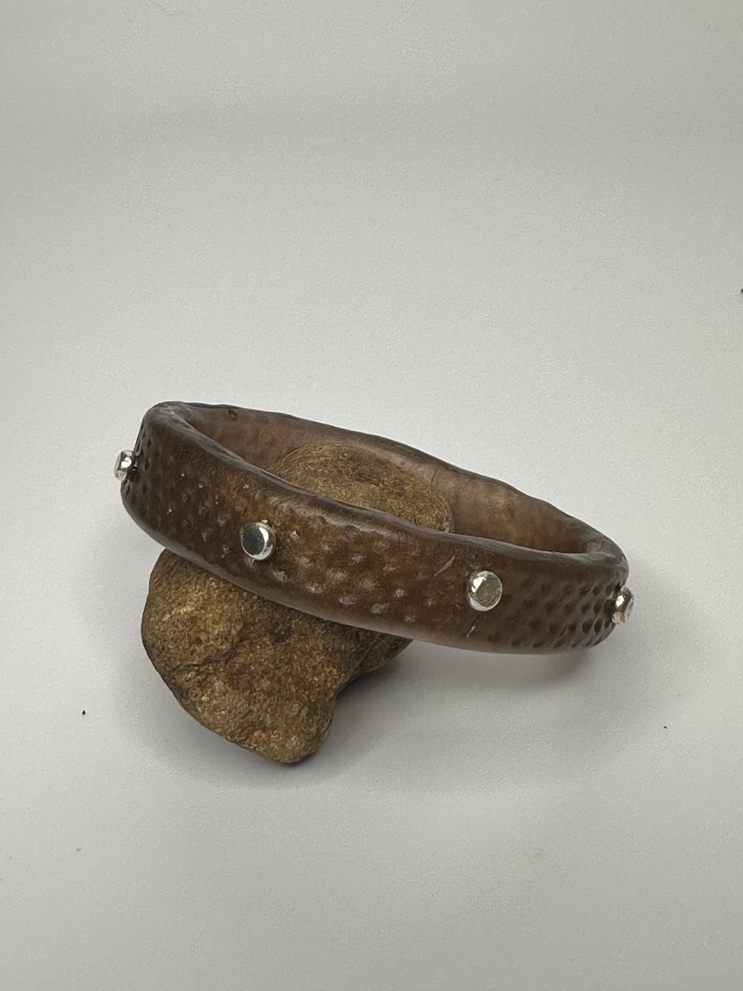 Brown/Bronze Spotty KWD Classic Resin Bangle