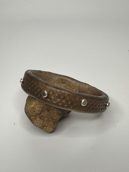 Brown/Bronze Spotty KWD Classic Resin Bangle