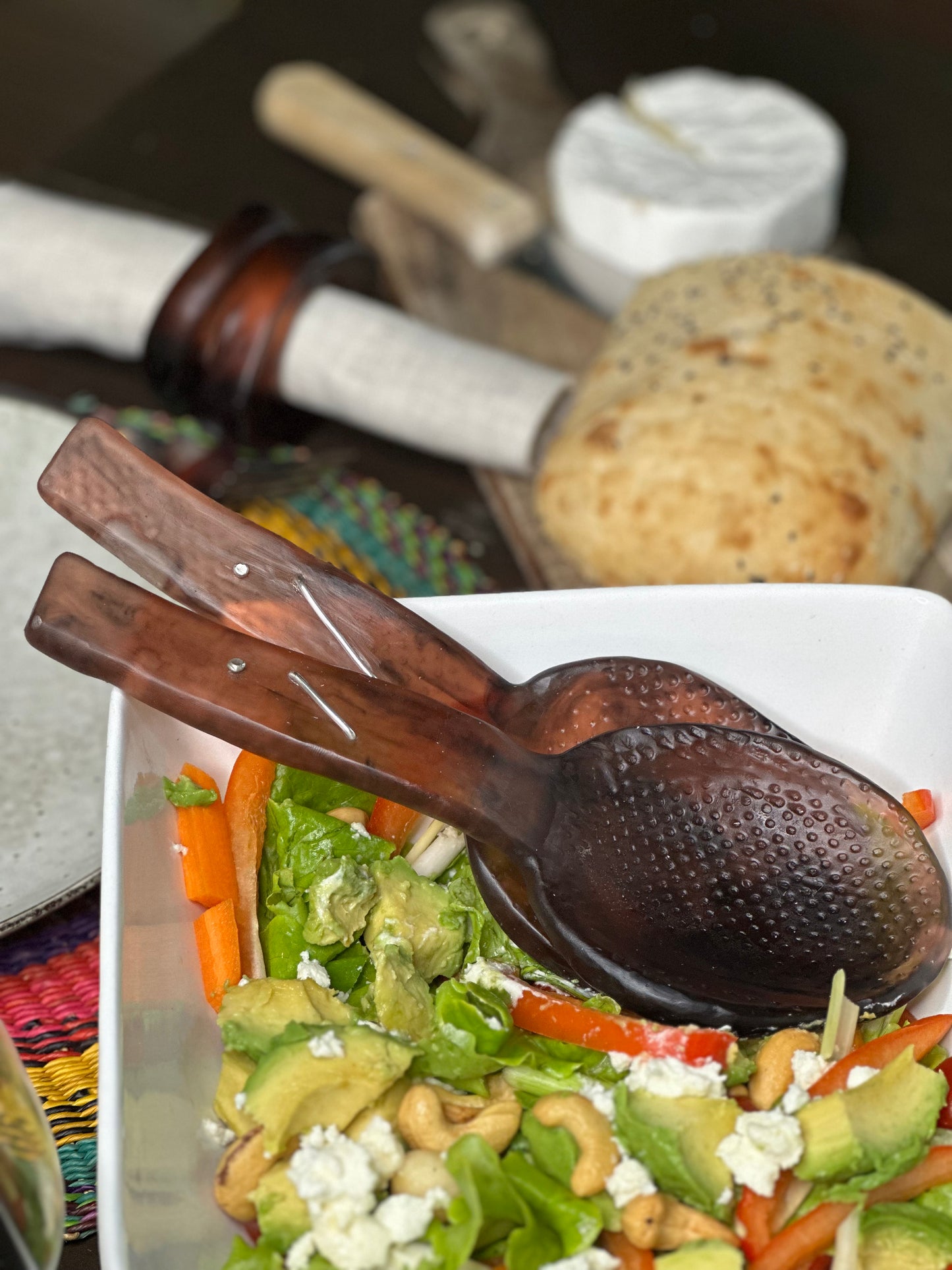 Salad Servers - Tortoise Shell