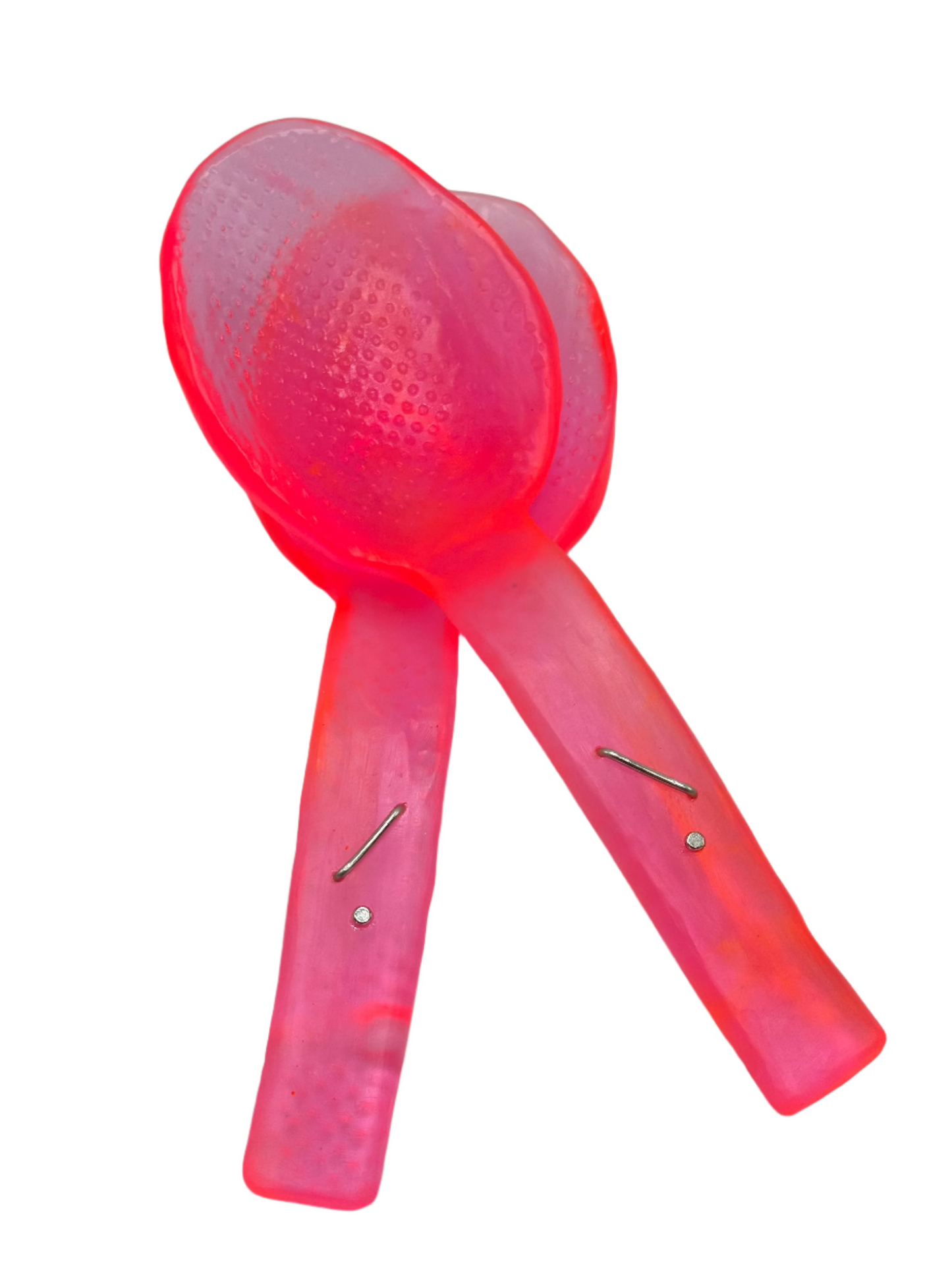 Salad Servers - Neon Pink