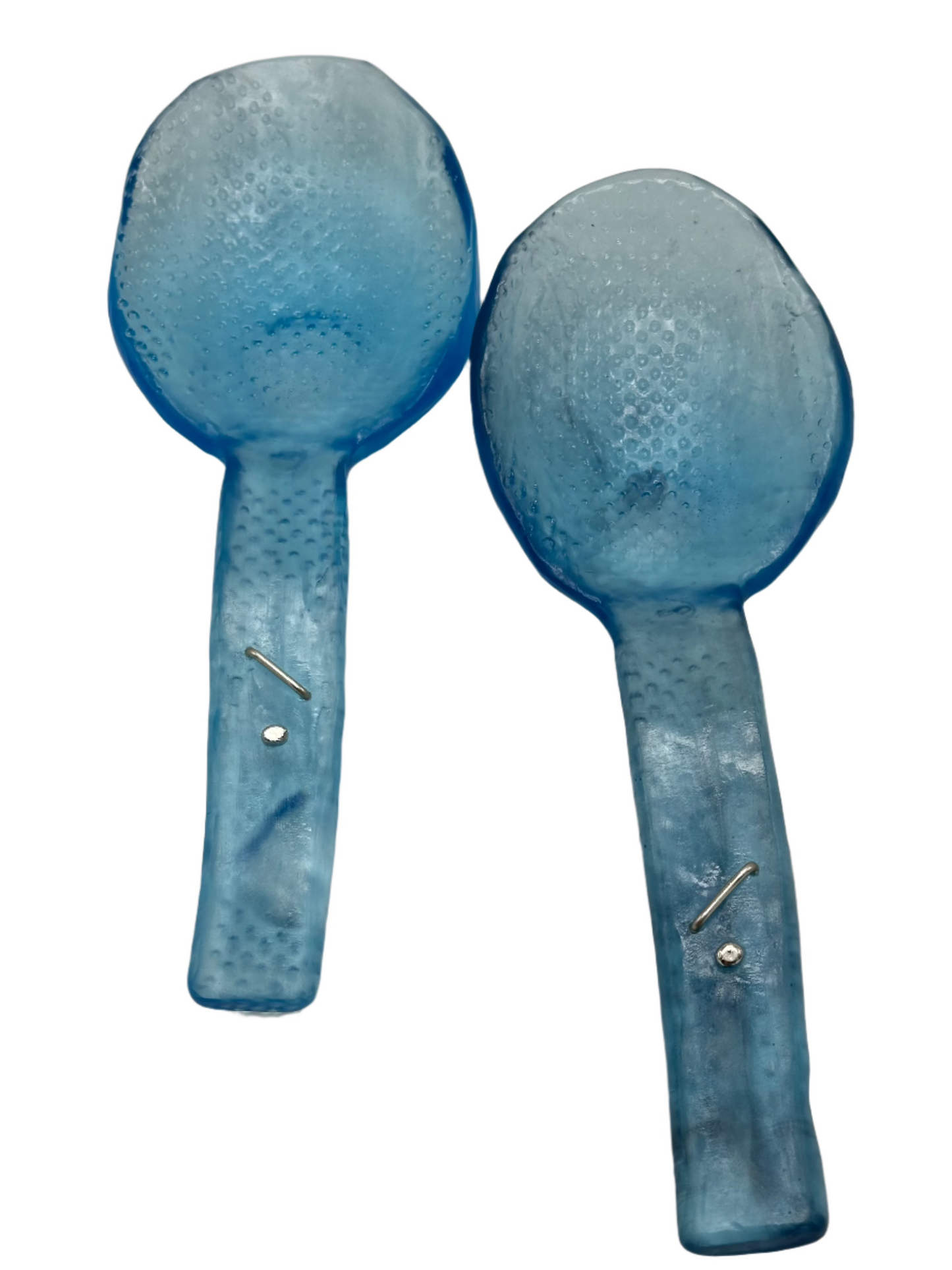 Salad Servers - Translucent Pale Blue